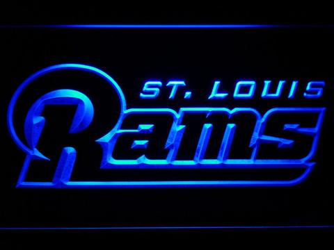 Los Angeles Rams 2000-2015 Text LED Neon Sign
